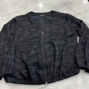 Liverpool Charcoal Camo Textured Outerwear